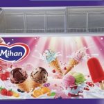 فریزر صندوقی بستنی 600 لیتری درب شیشه ای